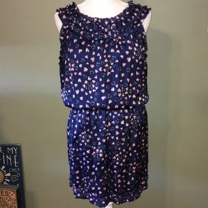 Chelsea and Violet Blue Heart Print Dress